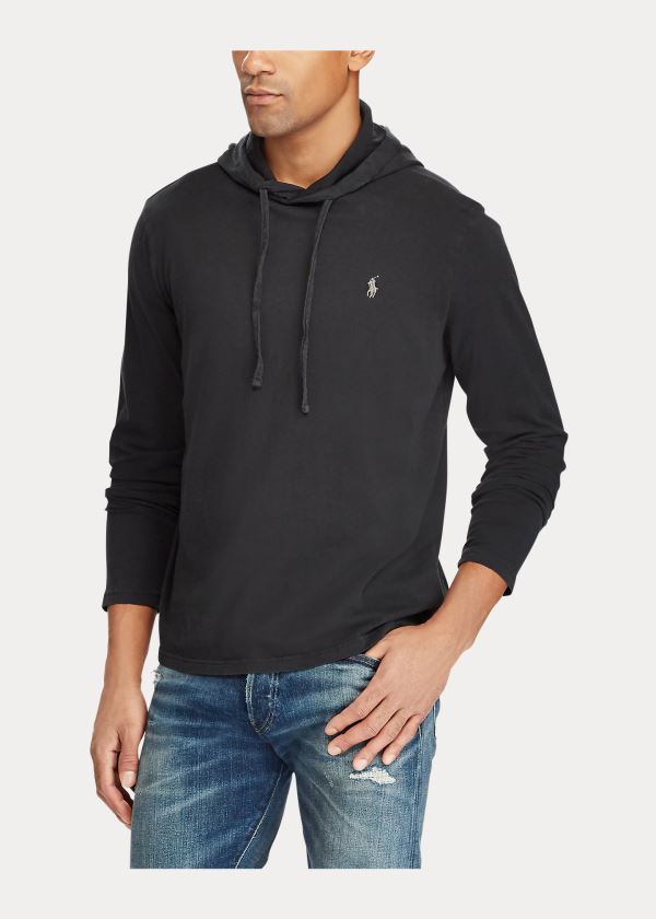 Polo ralph lauren cotton jersey store hooded tee